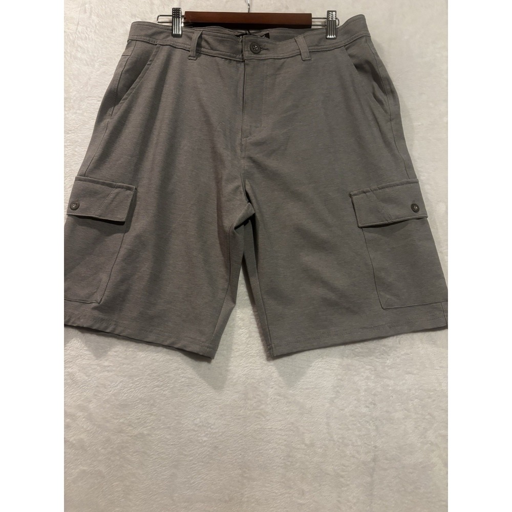 NWT Burnside Shorts Men's 32 Summer Cargo Stretch‎ Casual Gray Golf Outdoor